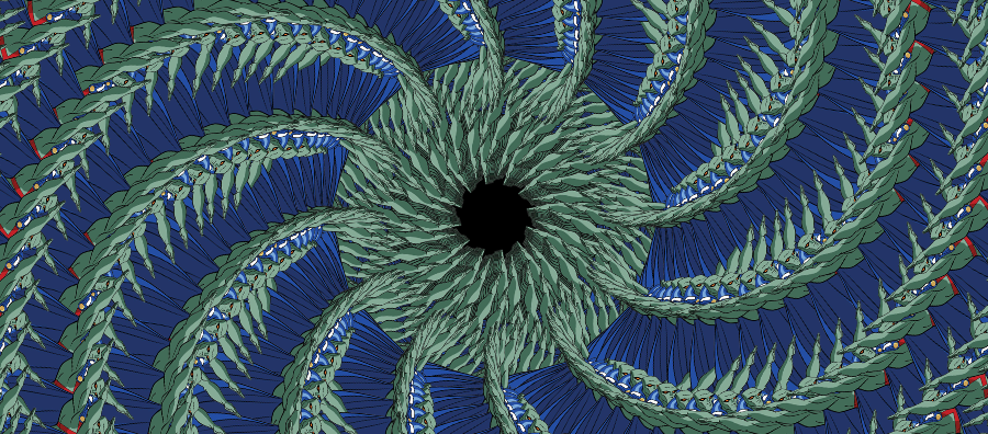 Kaléidoscope personnalisé, recherche de formes